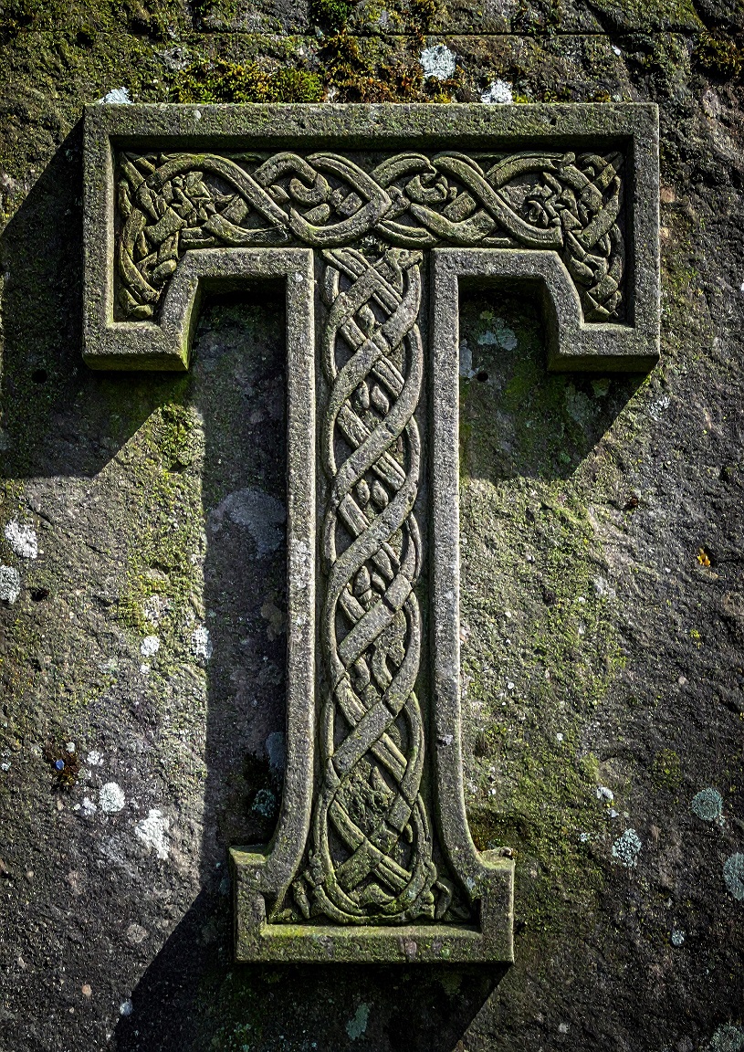 Celtic Stone Initial T. Poster Only A1 Size